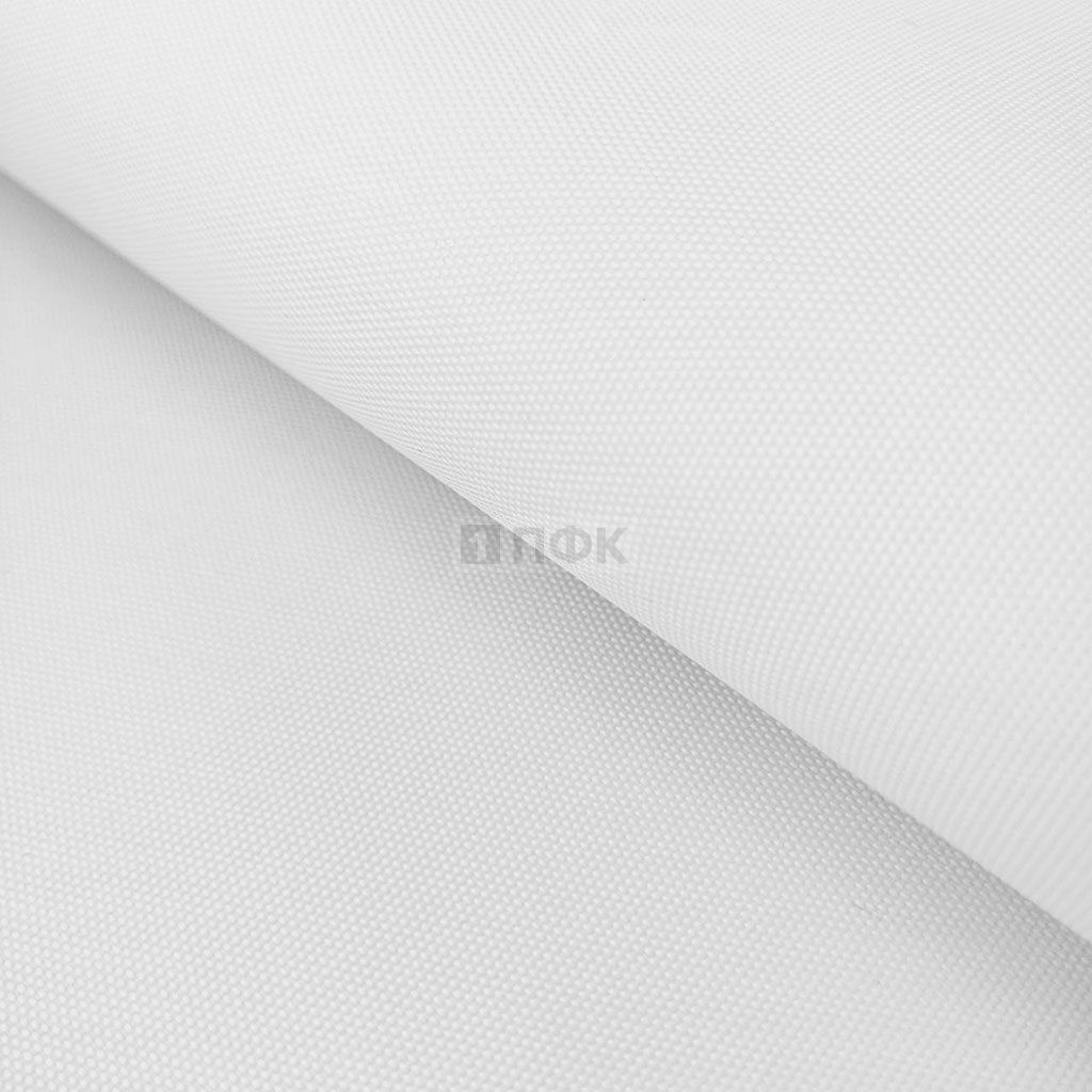 Ткань Oxford 420D PVC 320гр/м2 шир 150см цв 101 белый (рул 100м)