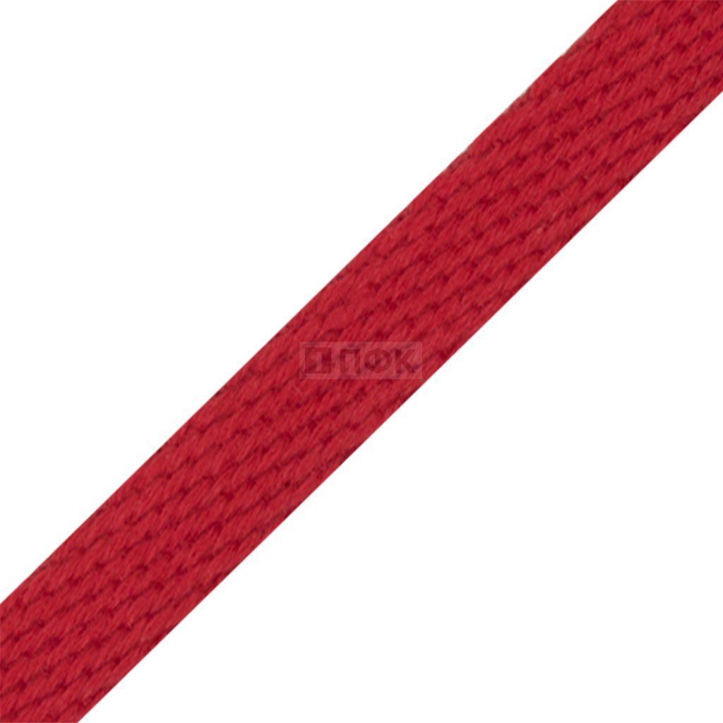 Шнур для одежды 10мм 100% П/Э цв красный (уп 100м/1000м)