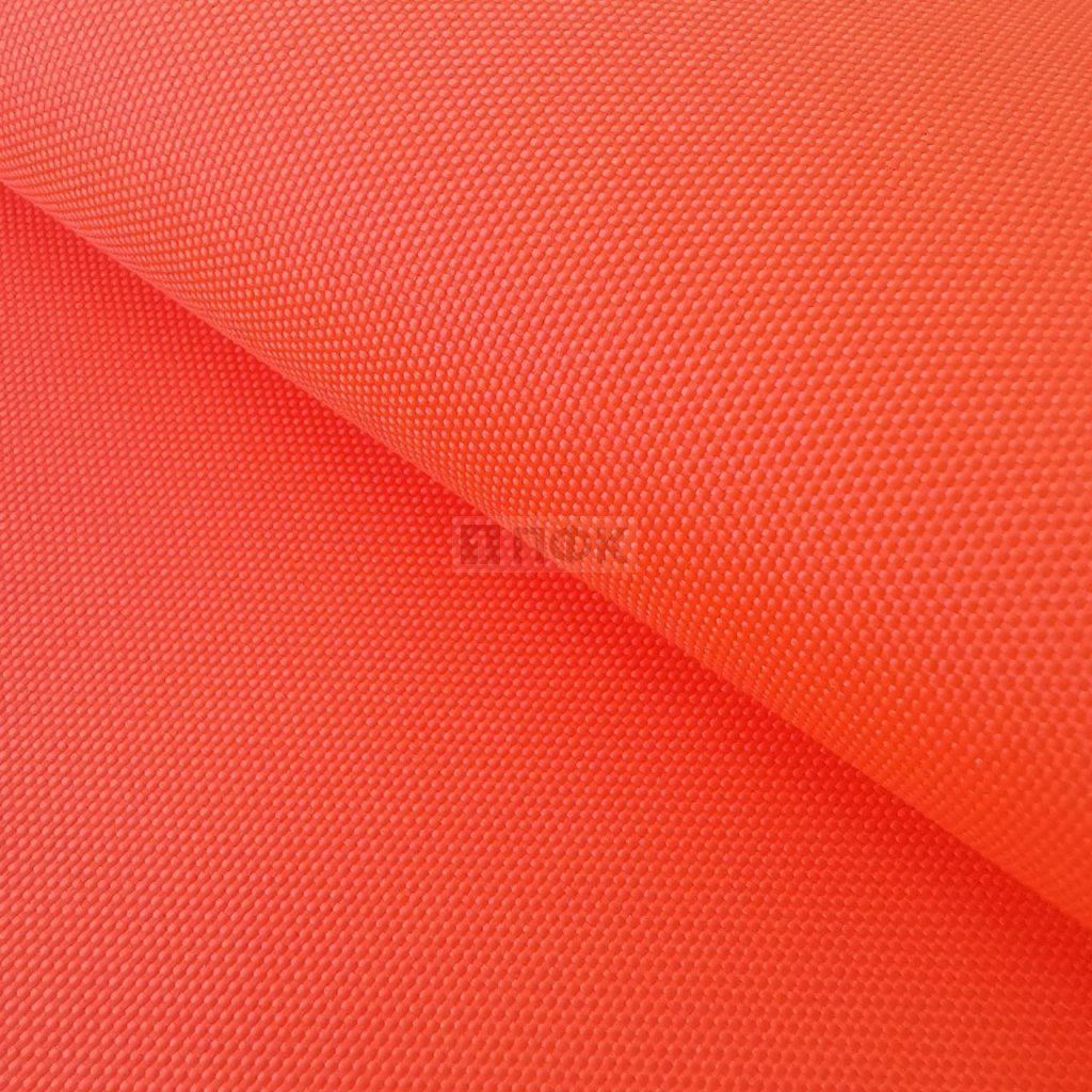 Ткань Oxford 600D PU1000 220гр/м2 шир 150см цв 816 неон-оранж (рул 100м)