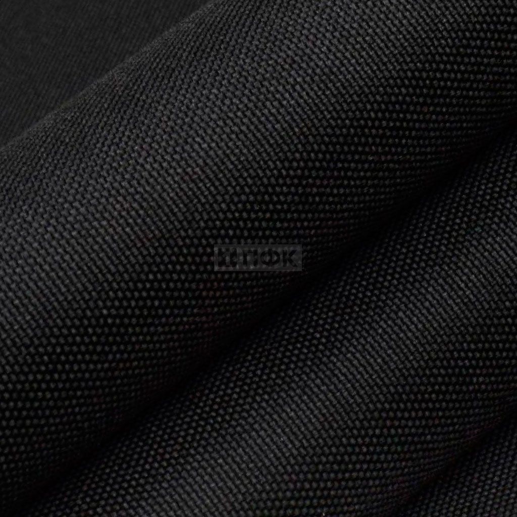 Ткань Oxford 210D PU1000 77гр/м2 шир 150см цв черный 322 (рул 100м)