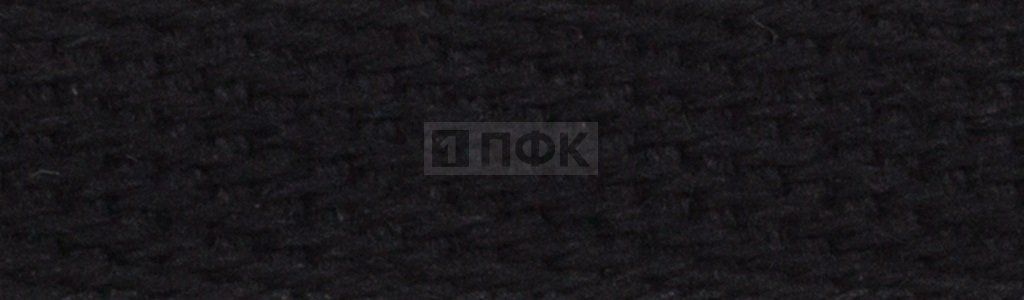 Лента ушковая 25мм цв черный (рул 50м/2000м)