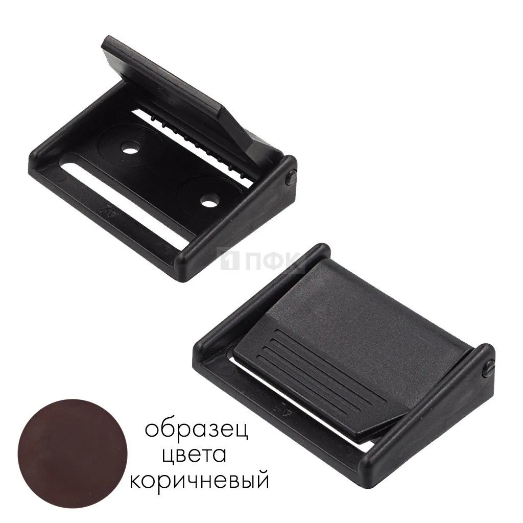 Пряжка FA-40 (самосброс) ПА 40мм цв 84 коричневый (уп 1000шт) — ПФКР Пряжка FA-40 (самосброс) ПА 40мм цв 84 коричневый (уп 1000шт)